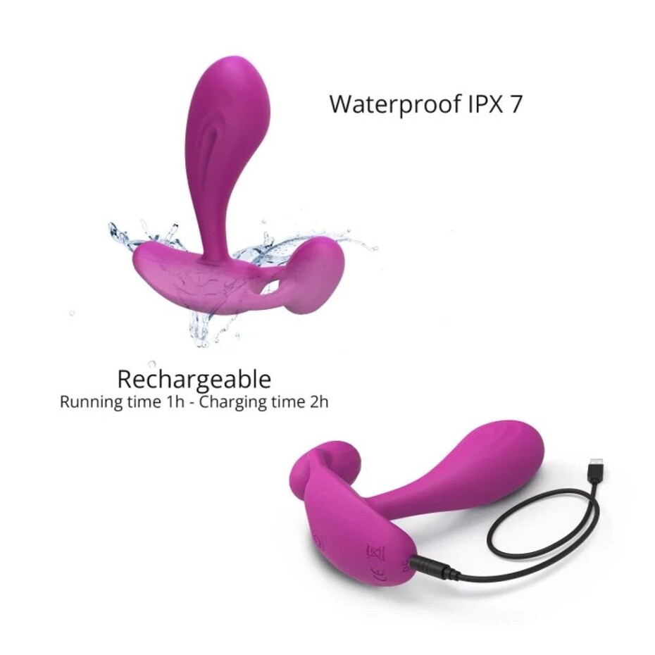 Love to Love Witty P&G Vibrator with Remote Control Pink - main (4)