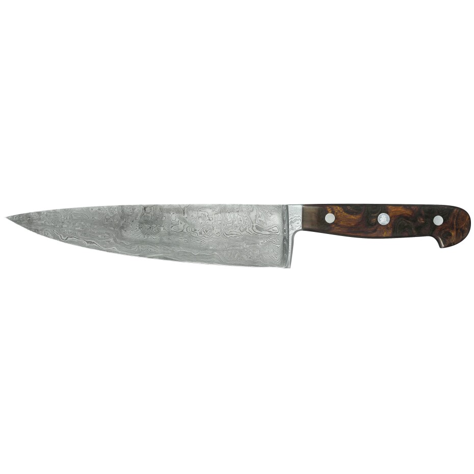 Güde Solingen Kuchařský nůž DAMASCUS 21 cm, hnědá, Güde - main (0)