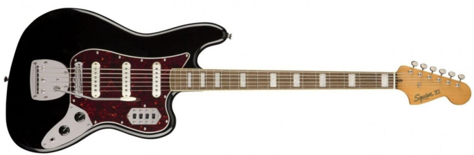 Fender Squier Classic Vibe Bass VI  Laurel Fingerboard - Black - main (0)