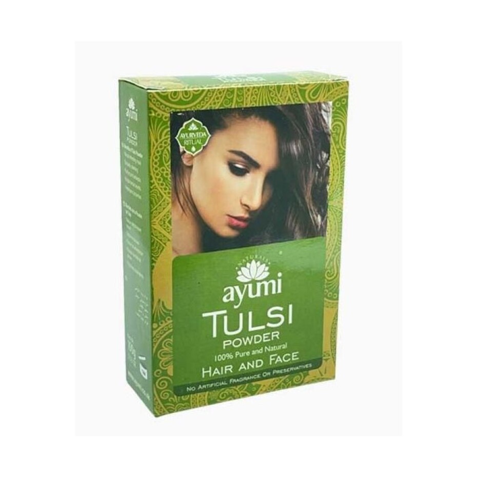Ayumi Prášek Tulsi - přírodní výživa pro vlasy a pleť 100g - main (0)