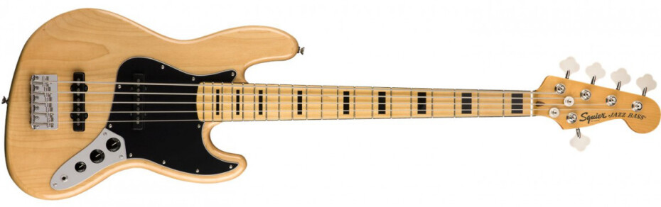 Fender Squier Classic Vibe 70s Jazz Bass V Natural Maple - main (0)