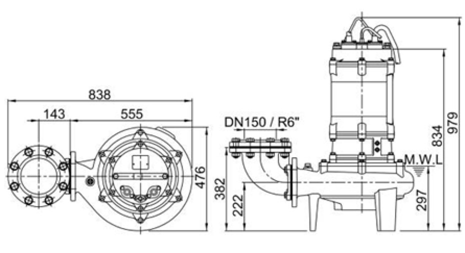HCP 150AFE422 WD 400V bez plováku, kabel 15m - main (2)