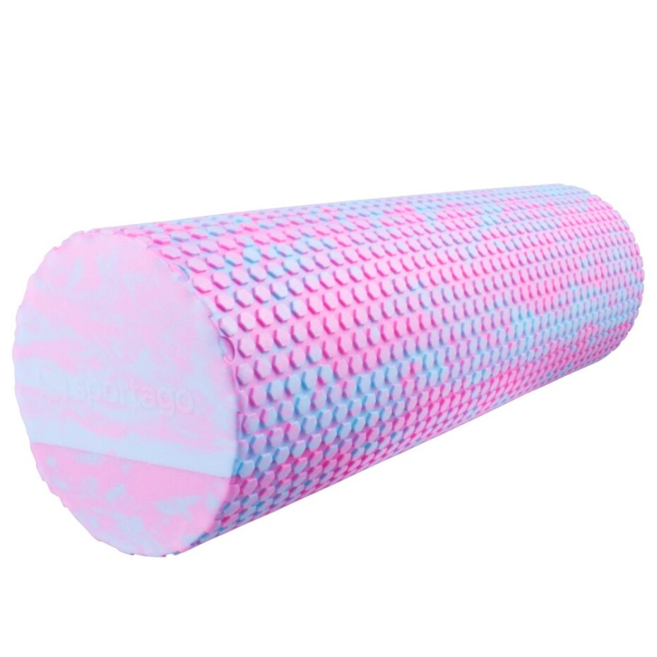 Yoga válec Sportago Seymour, modro-růžový - 90x15 cm - main (0)