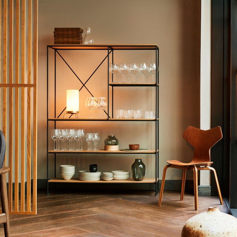 Stolní lampa PM-02 31 cm, bílá / mosaz, Fritz Hansen - main (3)