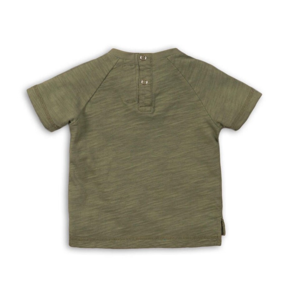 Tričko chlapecké s krátkým rukávem, Minoti, CACTUS 1, khaki - 62/68 | 3-6m - main (1)