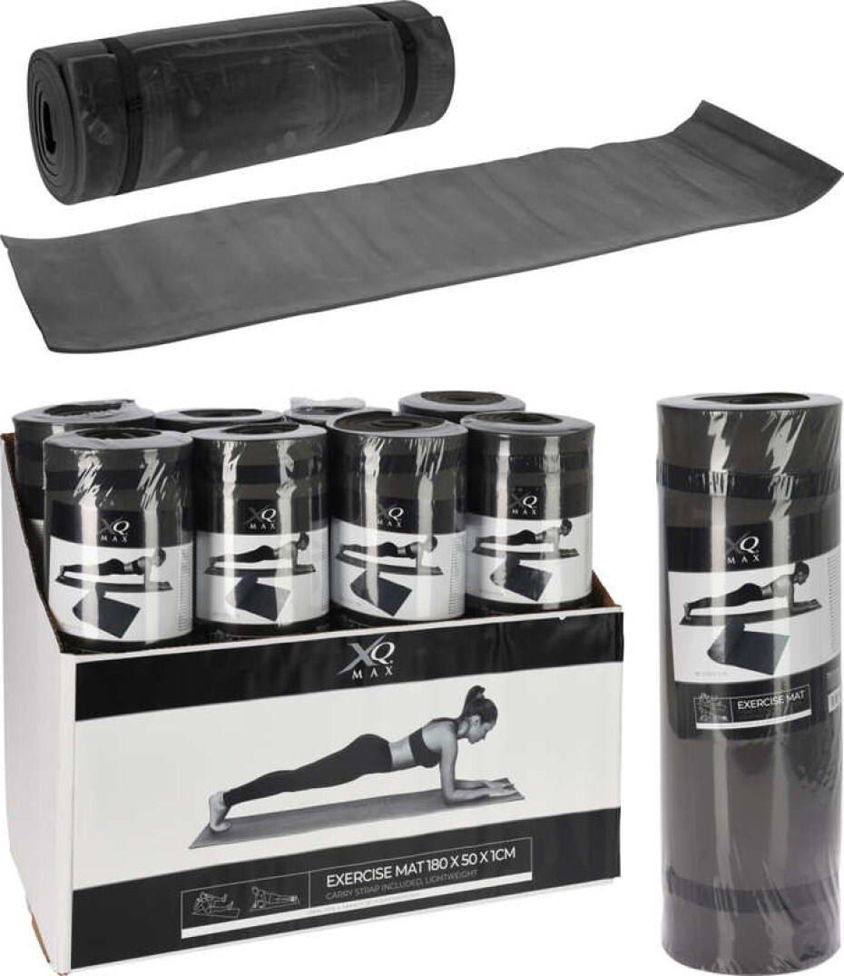 XQMAX Fitness podložka na jógu černá 180 x 50 cm KO-8EC000000 - main (0)