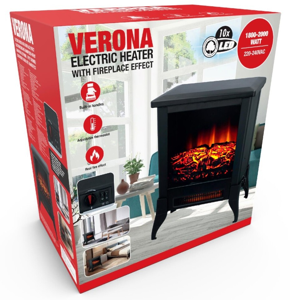 EDCO Elektrické topení a krb s LED plameny 1800W VERONA ED-216413 - main (2)