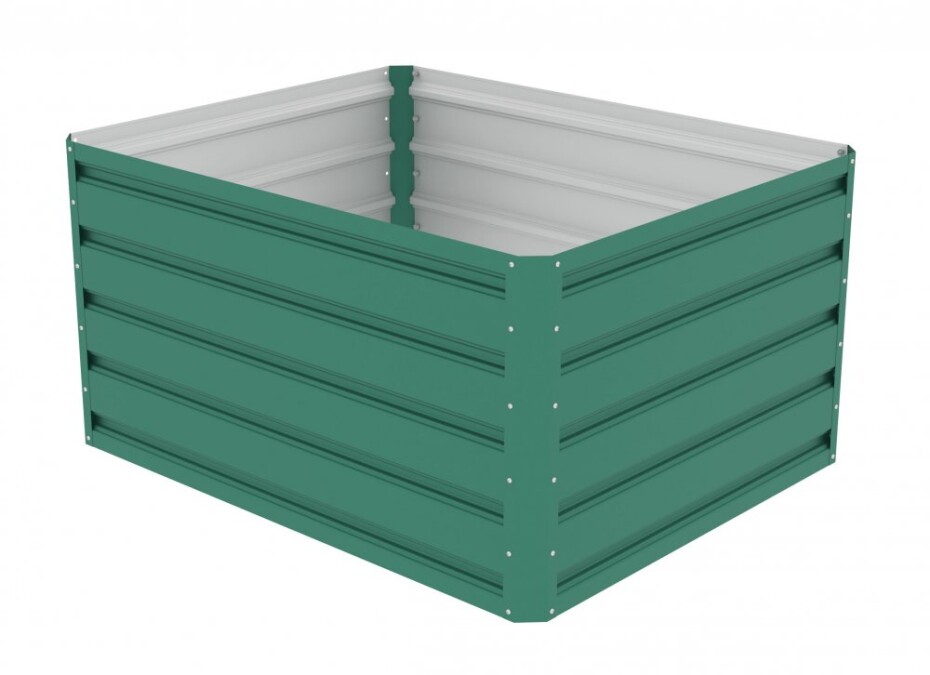 G21 Vyvýšený záhon G21 Daisy 100 x 80 x 52 cm, plechový, zelený G21-63900243 - main (1)
