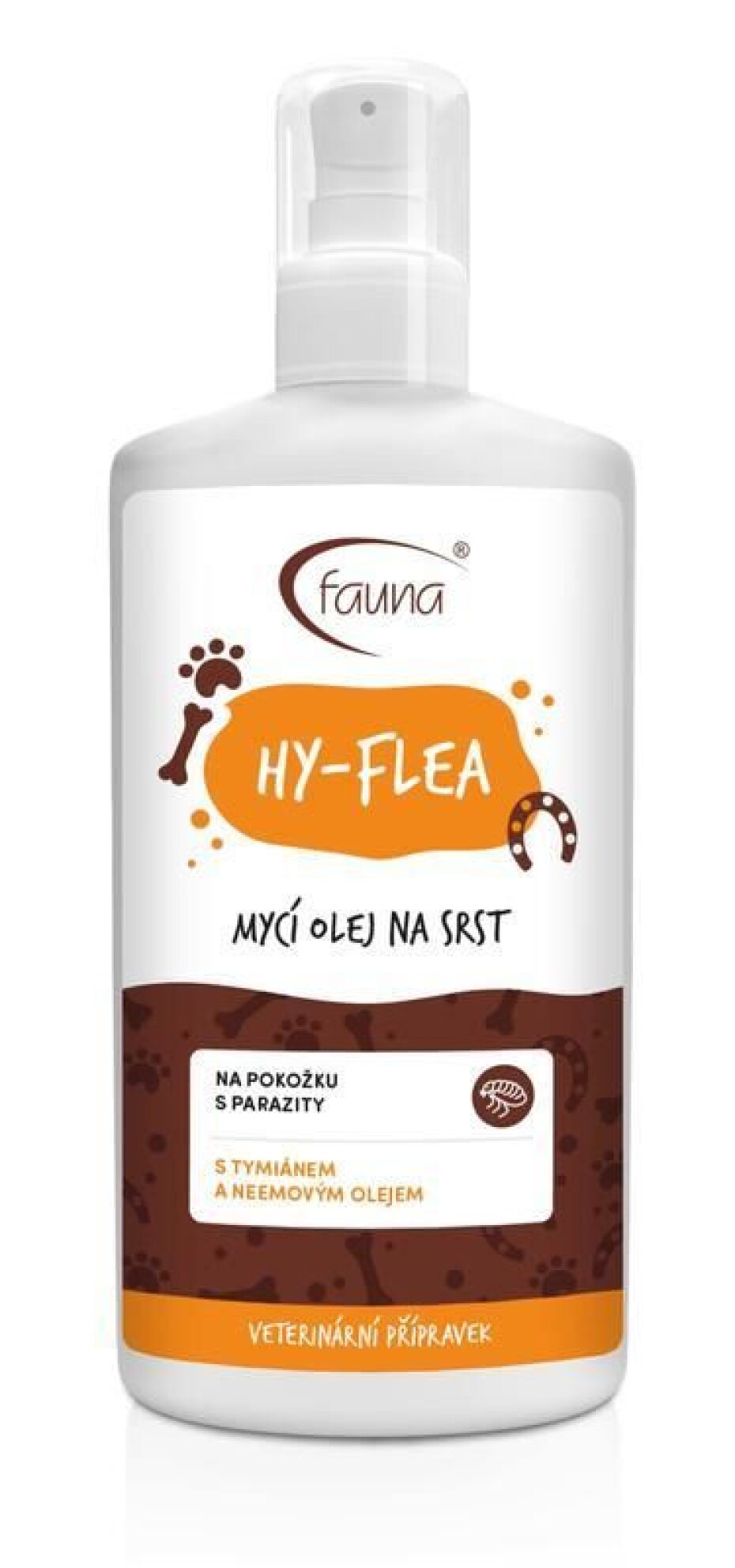 Aromafauna Mycí olej HY-Flea na srst a pokožku s parazity velikost: 200 ml - main (0)