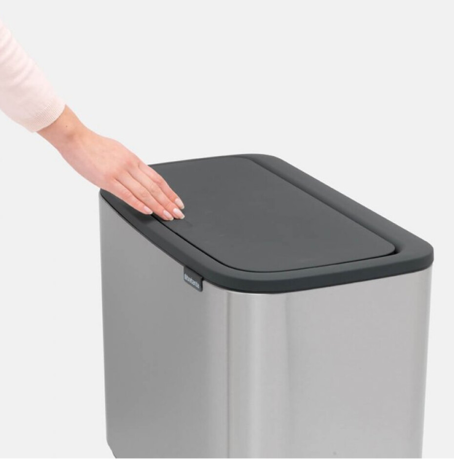 Dotykový odpadkový koš BO TOUCH BIN 36 l, matná ocelová, Brabantia - main (2)