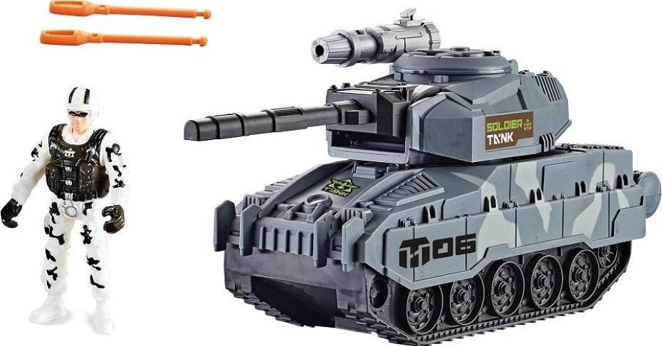 Tank střílející s figurkou 25 cm - main (0)