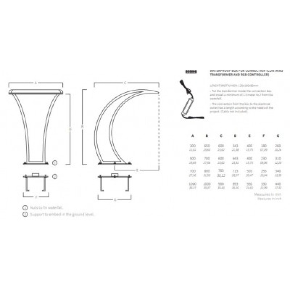 AQA bazénový vodopád 106CR 700 mm - main (2)