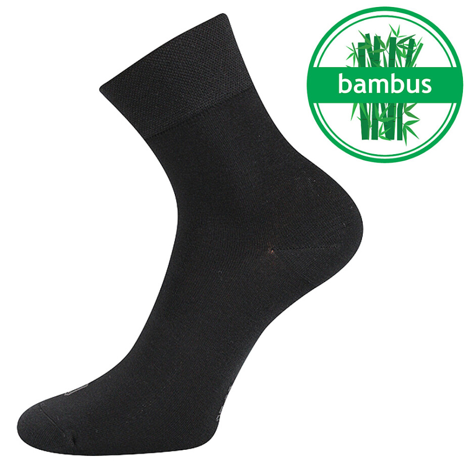 Bambusové ponožky Lonka - Demi, černá Barva: Černá, Velikost: 35-38 - main (1)