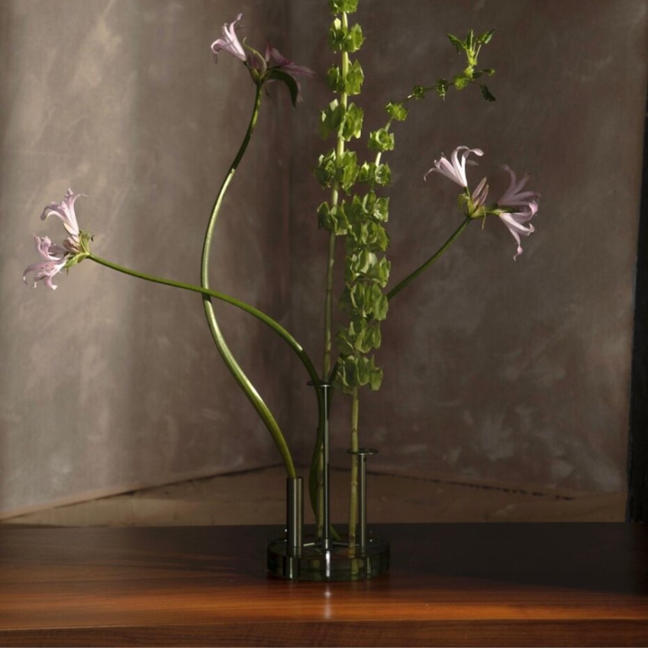Váza IKERU 24 cm, zelená, sklo, Fritz Hansen - main (2)