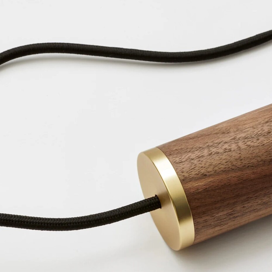 Závěsná lampa KNUCKLE 8 cm, hnědá, ořechové dřevo, Tala - main (5)
