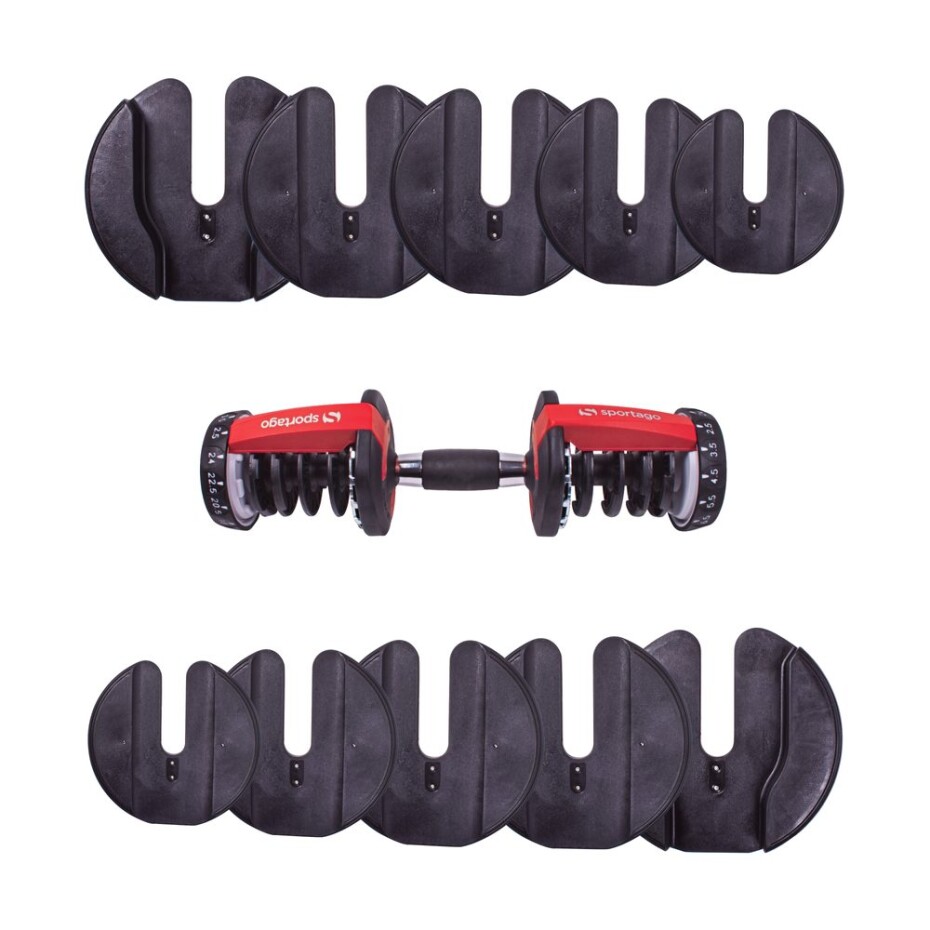 Sportago nastavitelná činka 2,5-24kg - main (11)