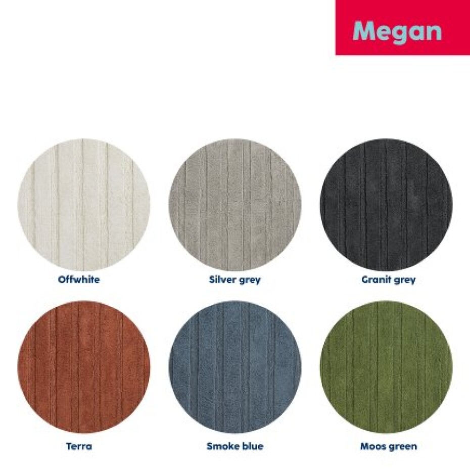 KELA Koupelnová předložka Megan 100% bavlna mechově zelená 80,0x50,0x1,6cm KL-24705 - main (4)