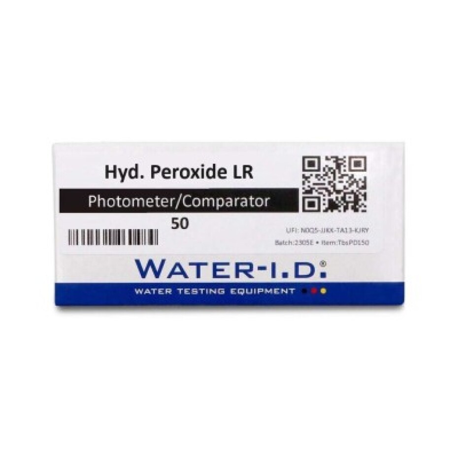 Water I.D. tablety Hydrogen Peroxide LR pro měření peroxidu vodíku 50 tablet - main (0)