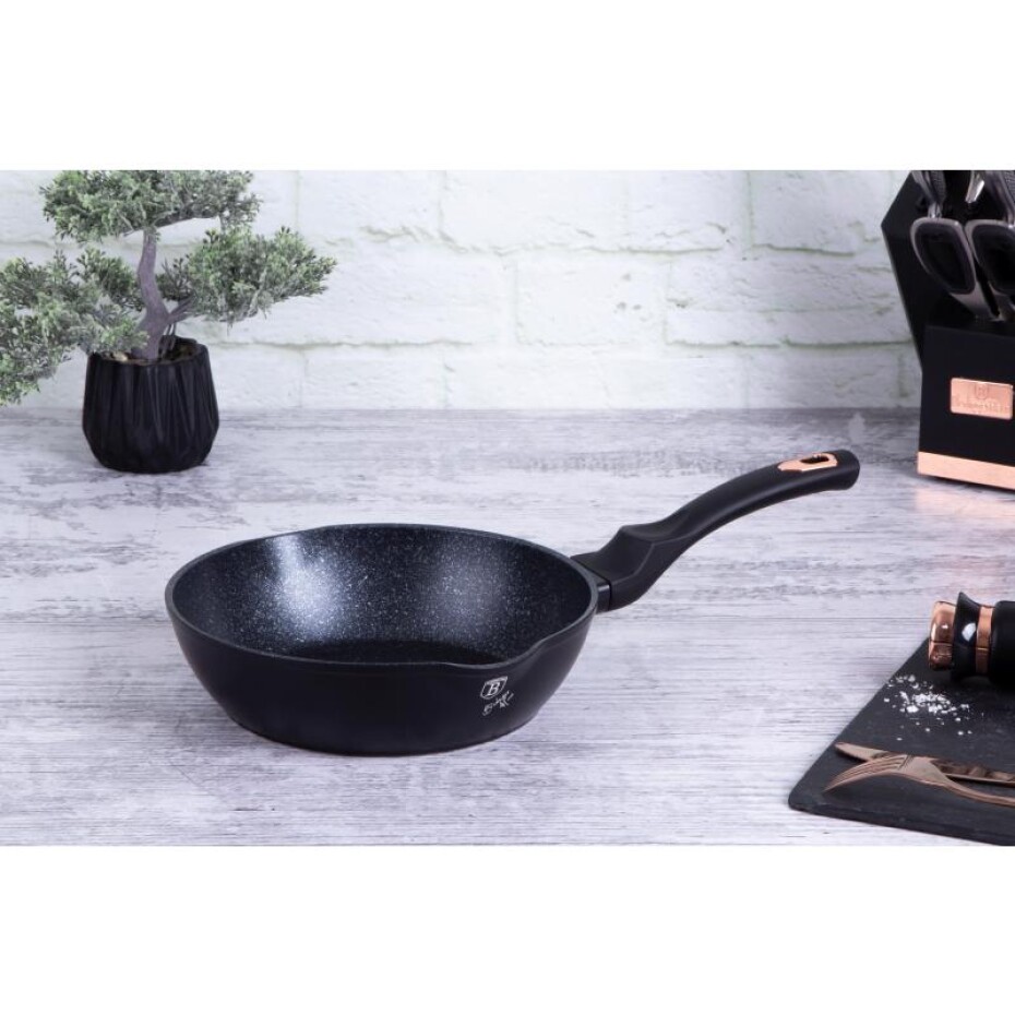 BERLINGERHAUS Pánev hluboká s mramorovým povrchem 24 cm Black Rose Collection BH-6184 - main (5)