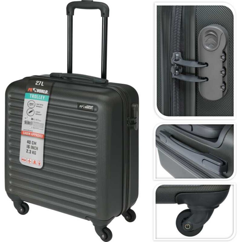PROWORLD Příruční kufr do letadla na kolečkách 40 cm  KO-FB5000400 - main (0)