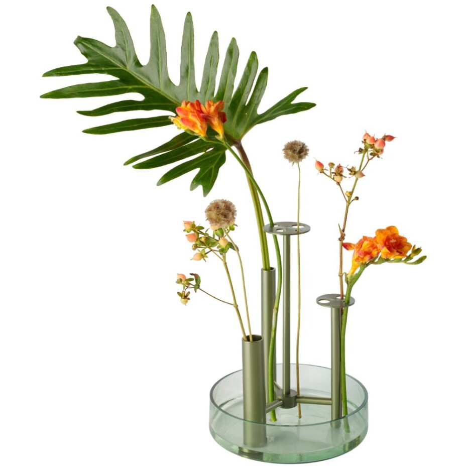 Váza IKERU 24 cm, zelená, sklo, Fritz Hansen - main (0)