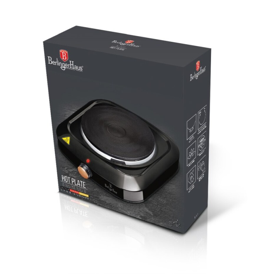 BERLINGERHAUS Elektrický vařič jednoplotýnkový 1500 W Black Rose Collection BH-9437 - main (4)