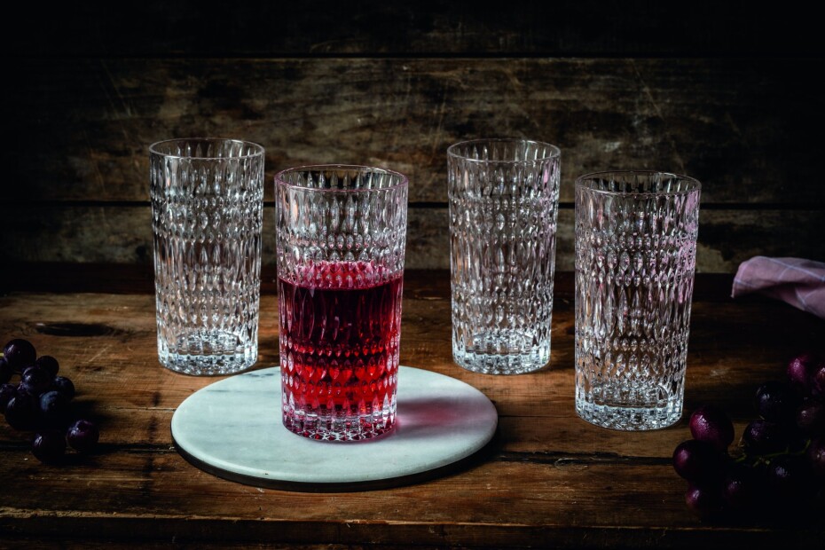 Sklenice na long drink ETHNO 434 ml, sada 4 ks, čirá, Nachtmann - main (1)