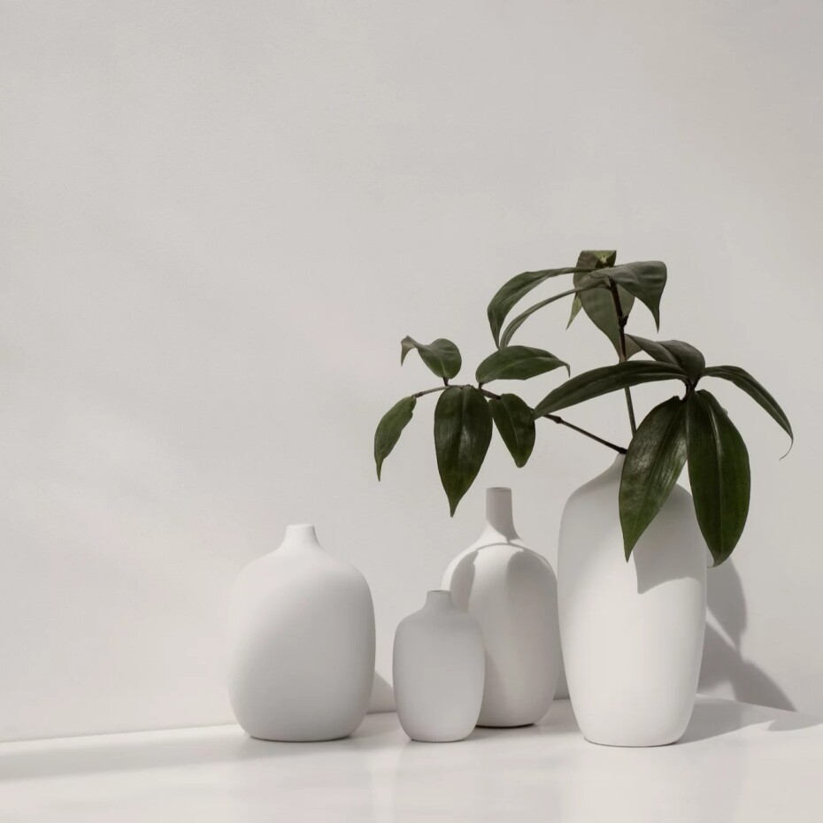 Váza CEOLA 18 cm, bílá, Blomus - main (3)