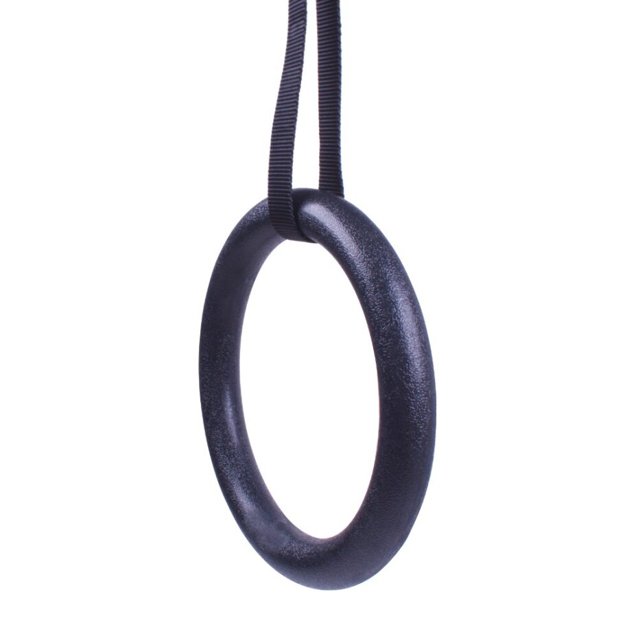 Závěsné ABS gymnastické kruhy Sportago, černé - main (5)