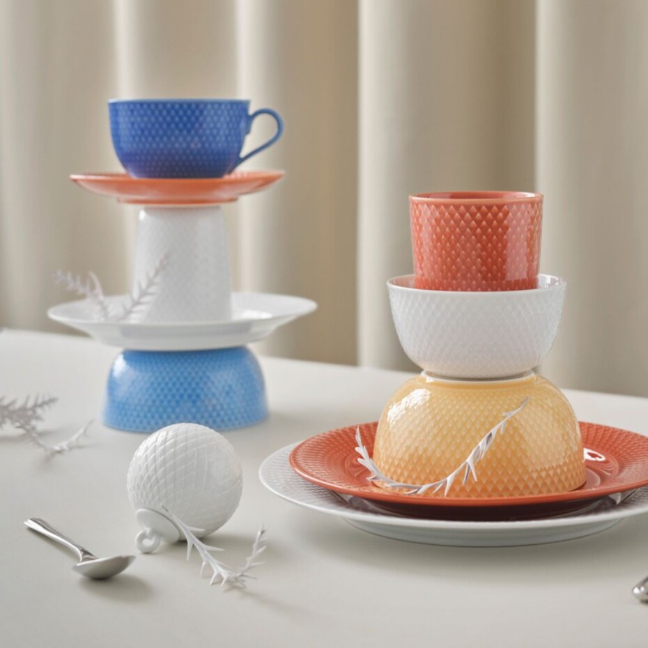 Servírovací mísa RHOMBE 13 cm, modrá, Lyngby - main (1)