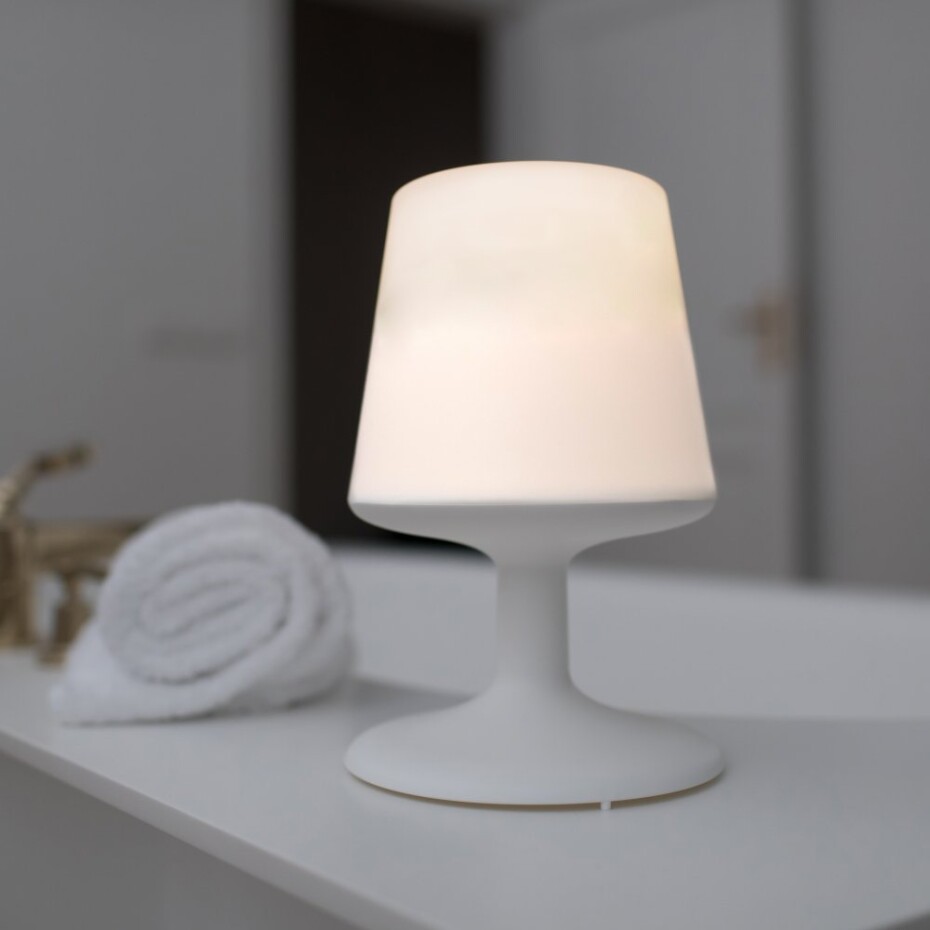 Přenosná stolní lampa LIGHT TO GO, organická šedá, Koziol - main (4)