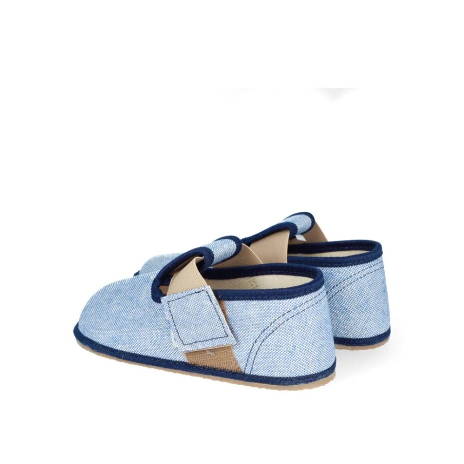 Barefoot chlapecké přezůvky Pegres, BF01 textil, modrá - 26 - main (2)