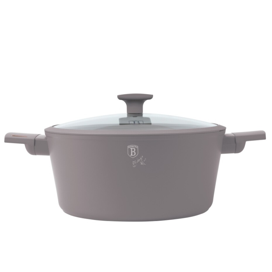 BERLINGERHAUS Kastrol s titanovým povrchem a poklicí 24 cm Taupe Collection BH-8101 - main (7)