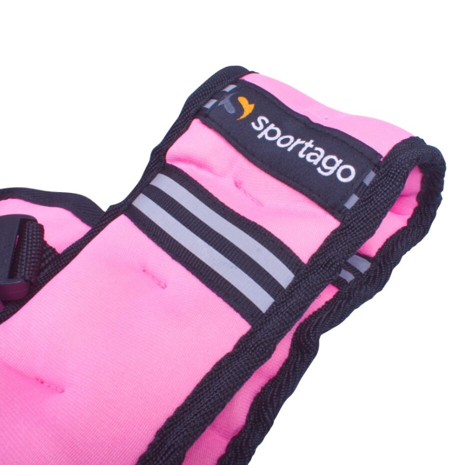 Zátěžová vesta na běh Sportago Brisk 5 kg, růžová - main (3)