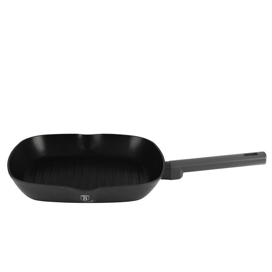 BERLINGERHAUS Pánev grilovací s titanovým povrchem 28 cm Antracit Collection BH-8126 - main (4)