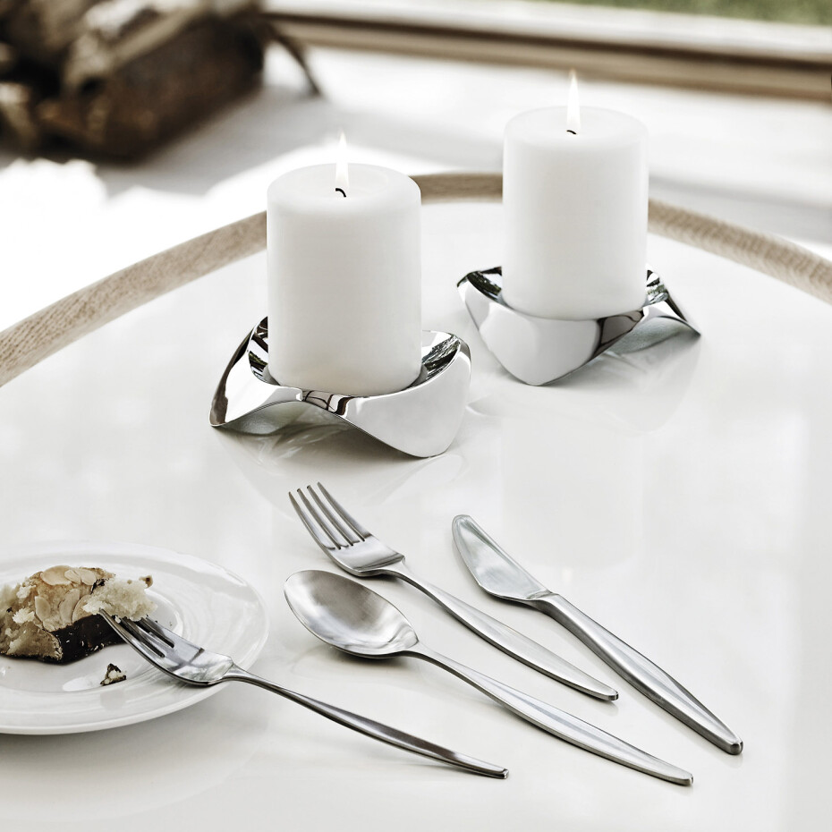 Čajová lžička AZTEC 12 cm, stříbrná, nerezová ocel, Stelton - main (2)