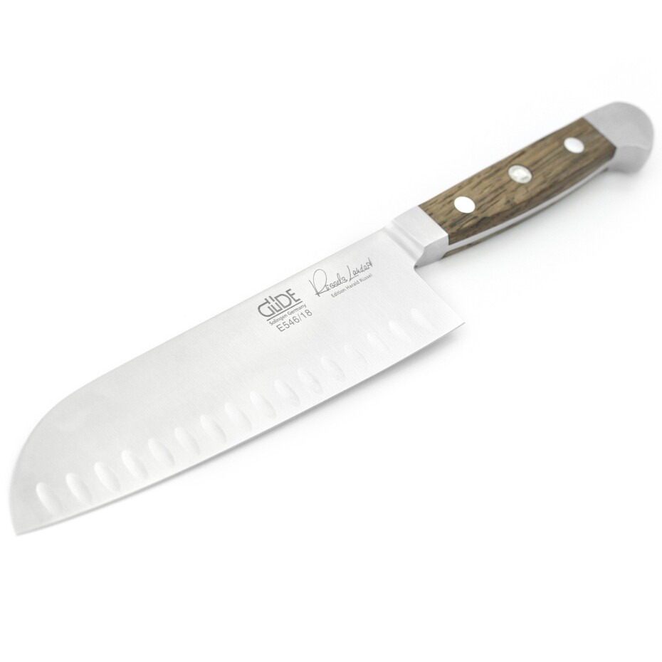 Güde Solingen Santoku nůž ALPHA OAK 18 cm, hnědá, Güde - main (2)