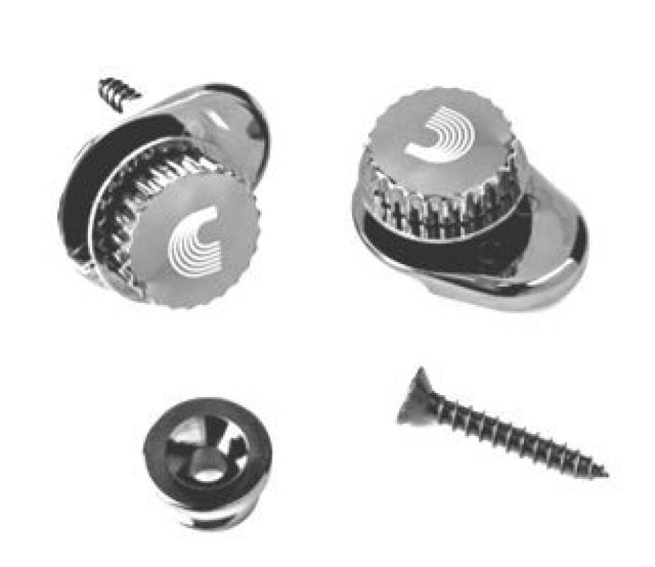 Planet Waves PW-SLS-02 Strap Lock System Nickel - main (0)