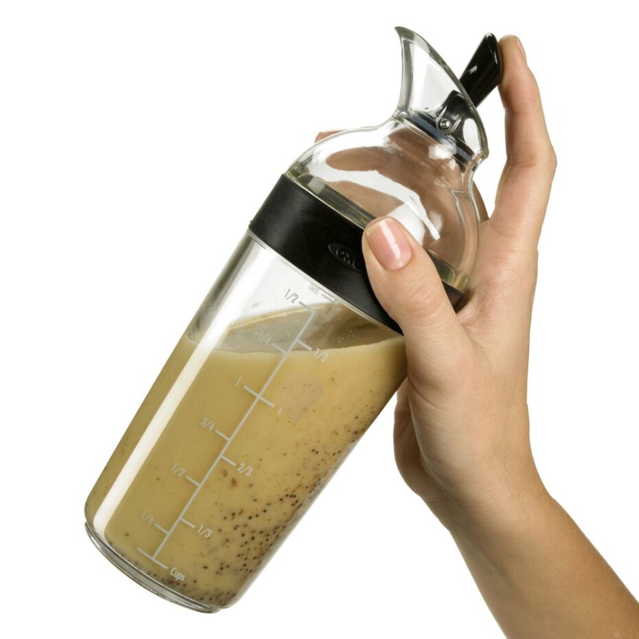 Šejkr na dressing GOOD GRIPS 350 ml, černá, plast, OXO - main (3)