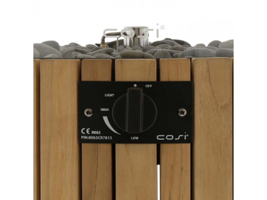 plynové ohniště pilíř Cosiscoop Pillar L - teak COSI - main (2)