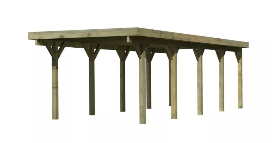 Carport KARIBU CLASSIC 3A 61955 LG3304 - main (1)