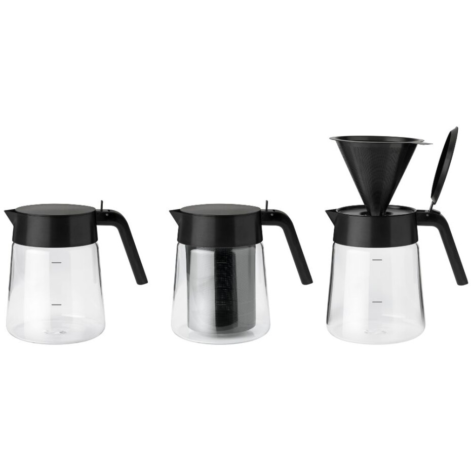 Servírovací konvice NOHR 1,2 l, černá, sklo, Stelton - main (4)