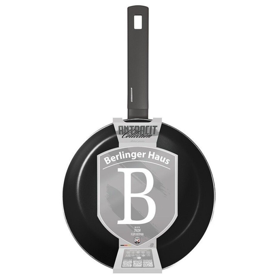 BERLINGERHAUS Pánev prohazovací 26 cm Antracit Collection BH-8119 - main (1)