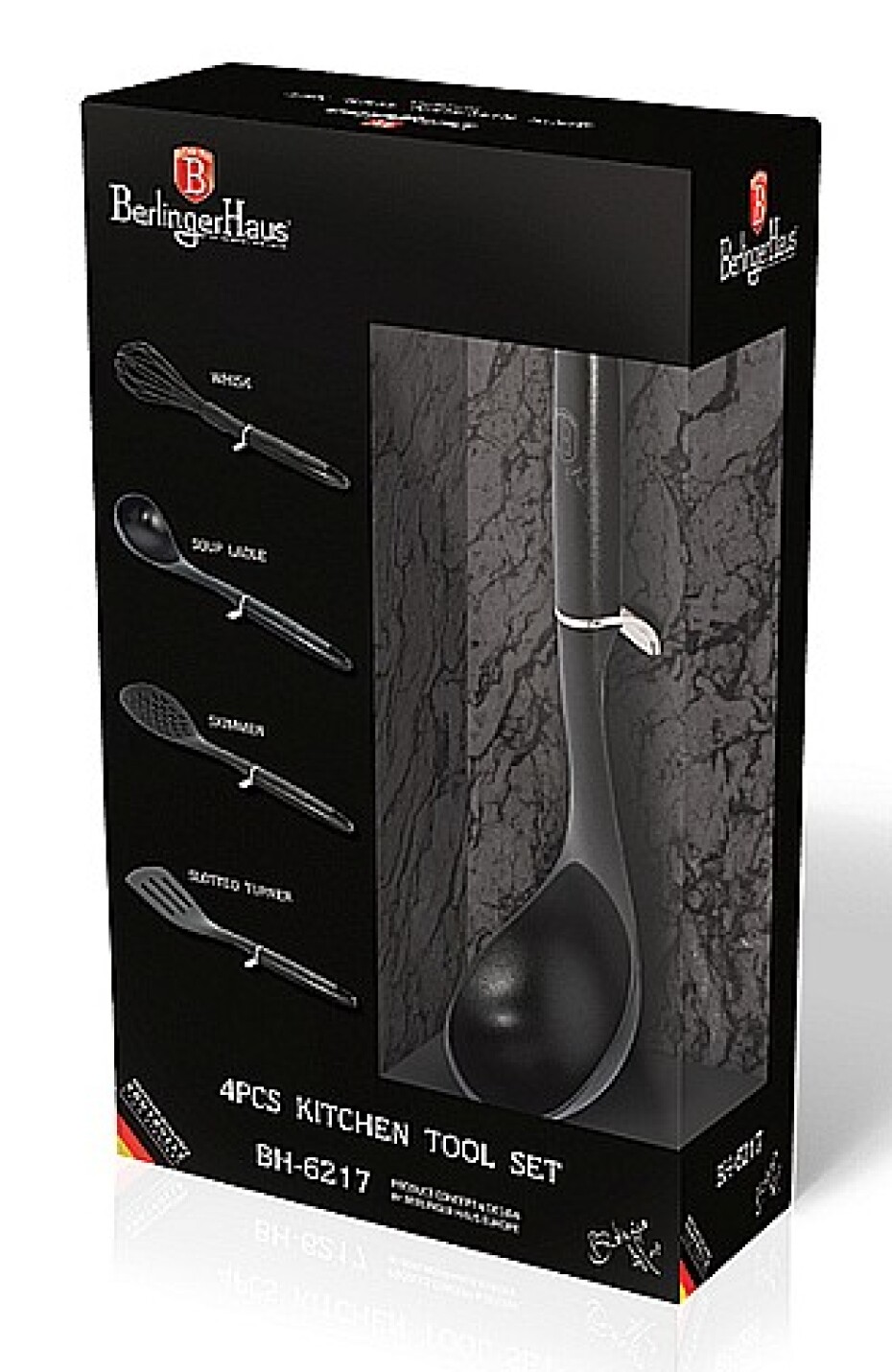 BERLINGERHAUS Kuchyňské náčiní sada 4 ks Royal Black Collection GL-6217 - main (2)