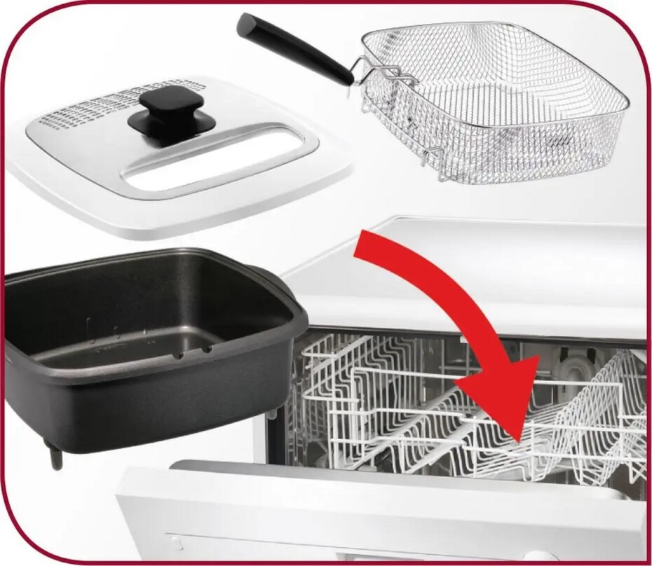 Elektrický multifunkční hrnec VERSALIO DE LUXE 9 V 1 FR495070, s fritézou, Tefal - main (3)