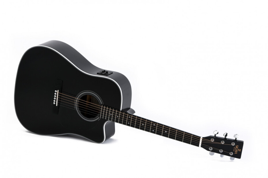 Sigma Guitars DMC-1E-BK - Black High Gloss - main (0)