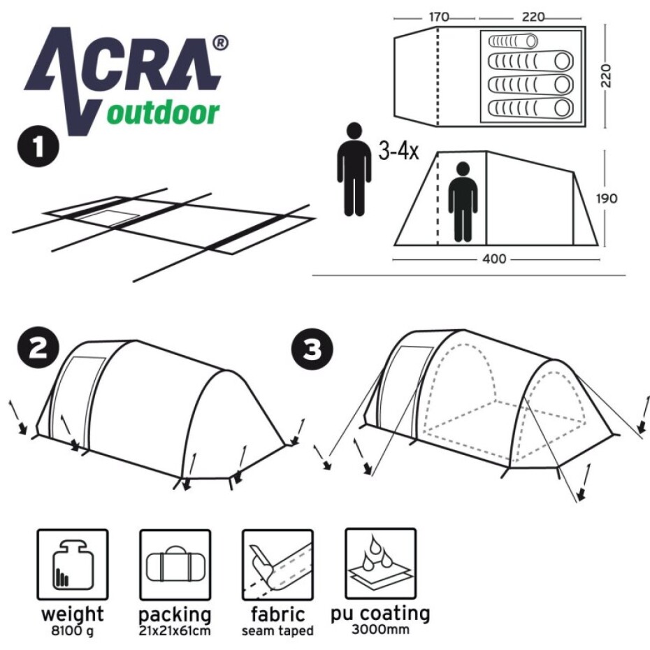 Acra Stan Acra BROTHER ST18 pro 4 osoby 63602730 - main (1)