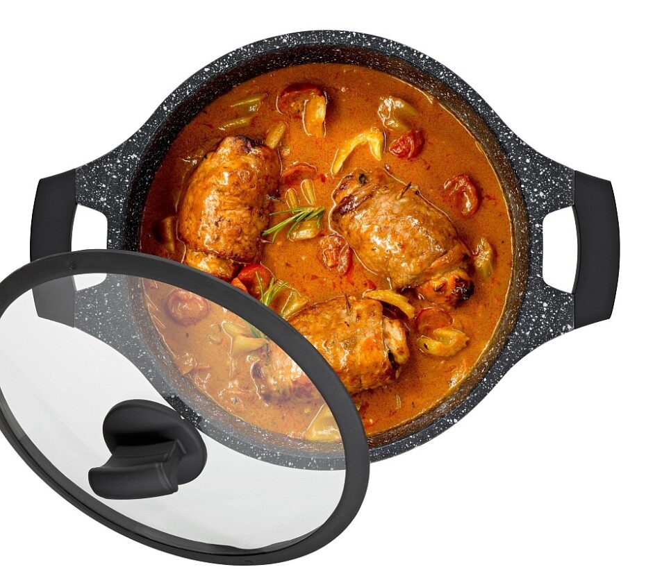 KELA Kastrol s nepřilnavým povrchem a poklicí STELLA NOVA 24 cm KL-12219 - main (10)