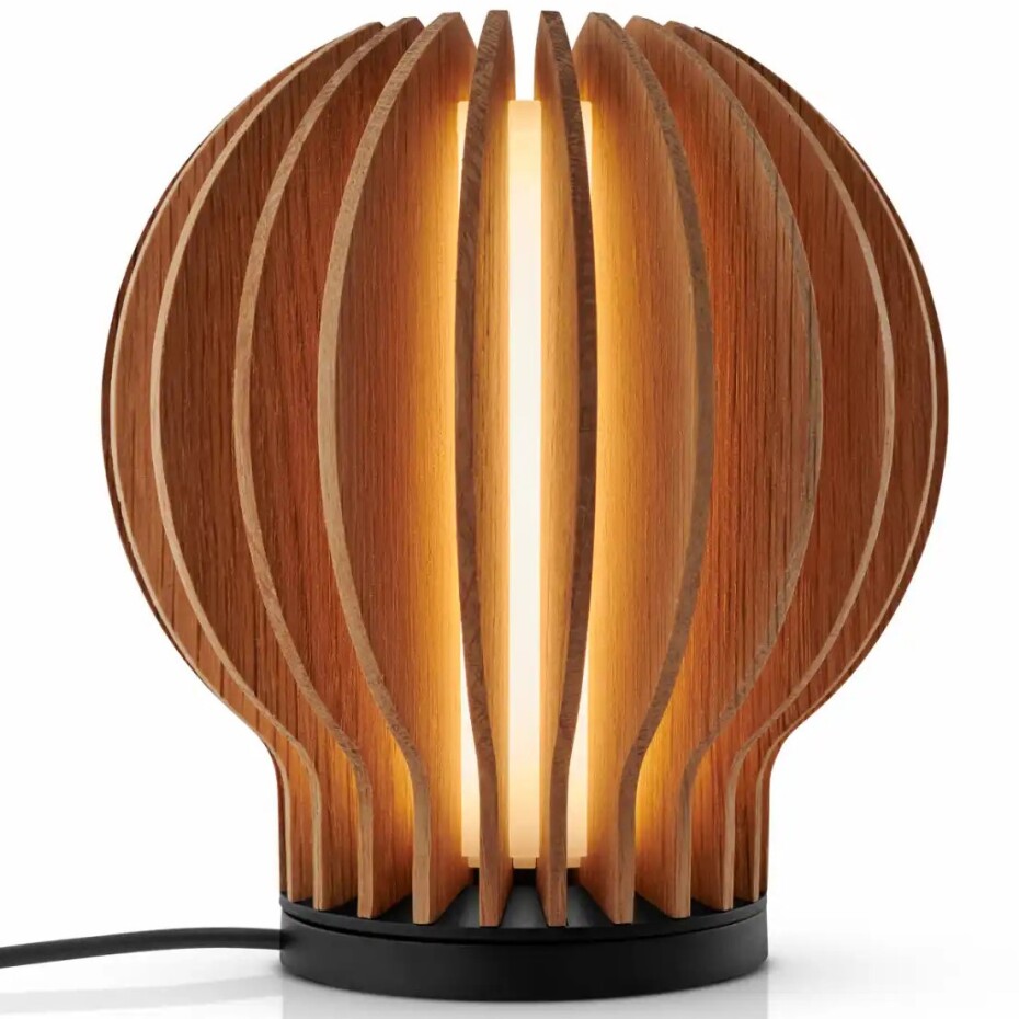 Stolní lampa RADIANT 15 cm, LED, světle hnědá, dřevo, Eva Solo - main (0)