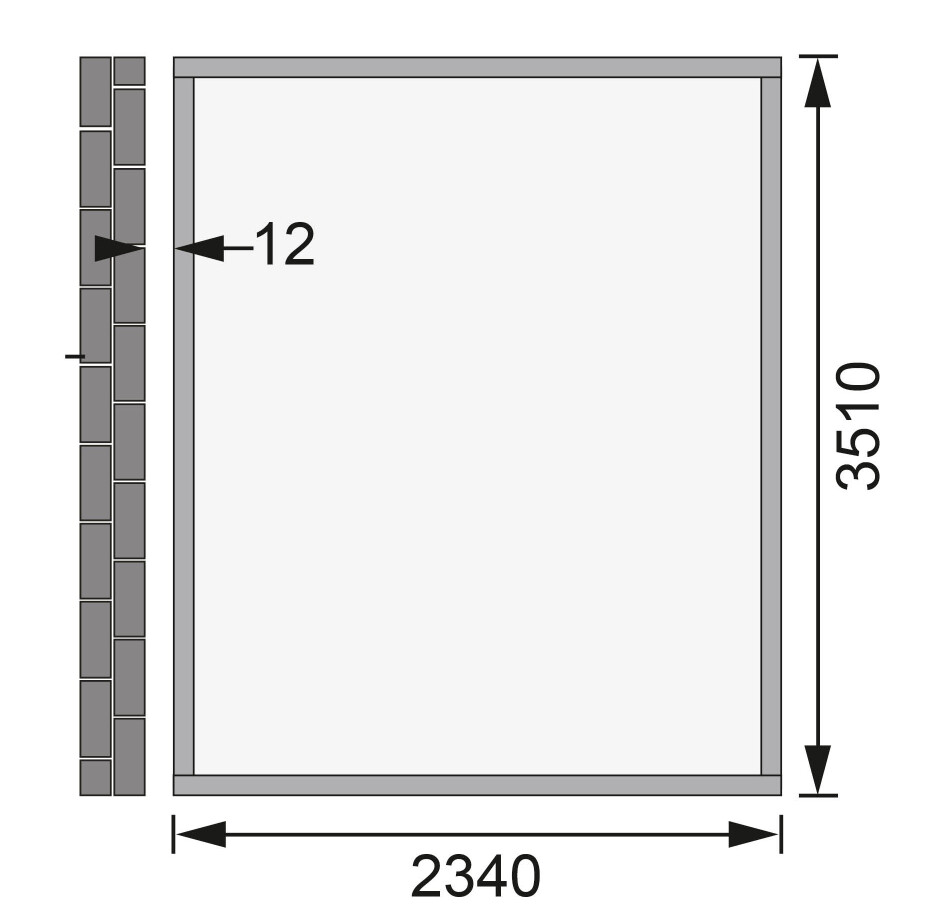 Dřevěný domek KARIBU BOMLITZ 4 (68863) natur LG3139 - main (2)